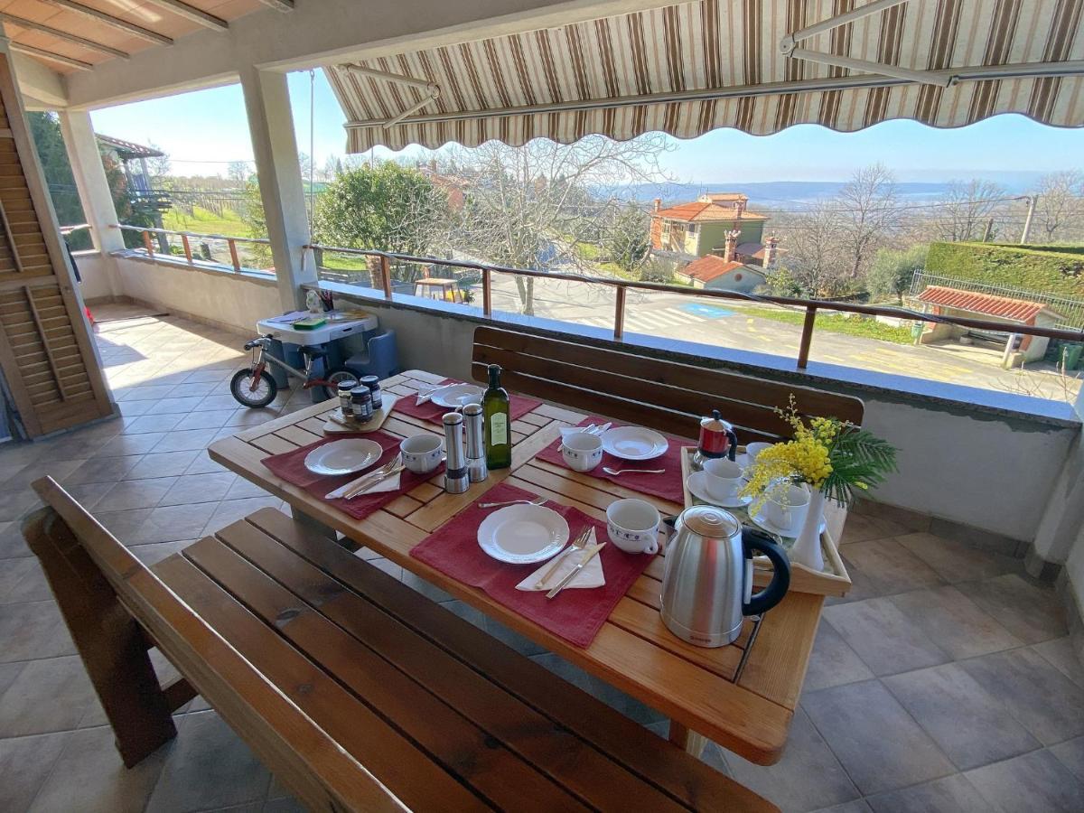 Sea View Istrian Countryside Apartment - Rota Dragonja Εξωτερικό φωτογραφία